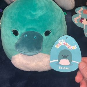Selassi the platypus squishmallow NWT